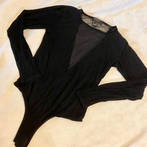 Forever 21 mesh cutout bodysuit